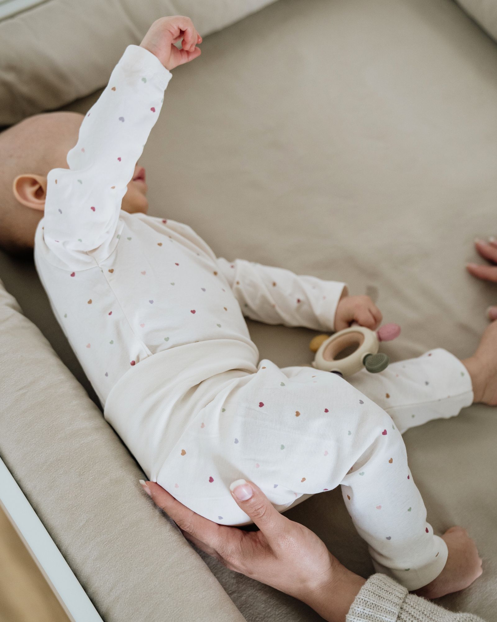 Baby, Kleidung, Overall, Langarm, gemustert