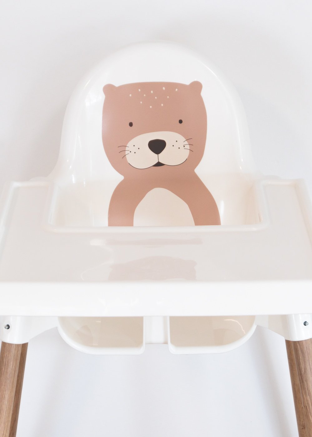  Decal for IKEA ANTILOP highchair with animal motif otter self-adhesive Ikea accessories