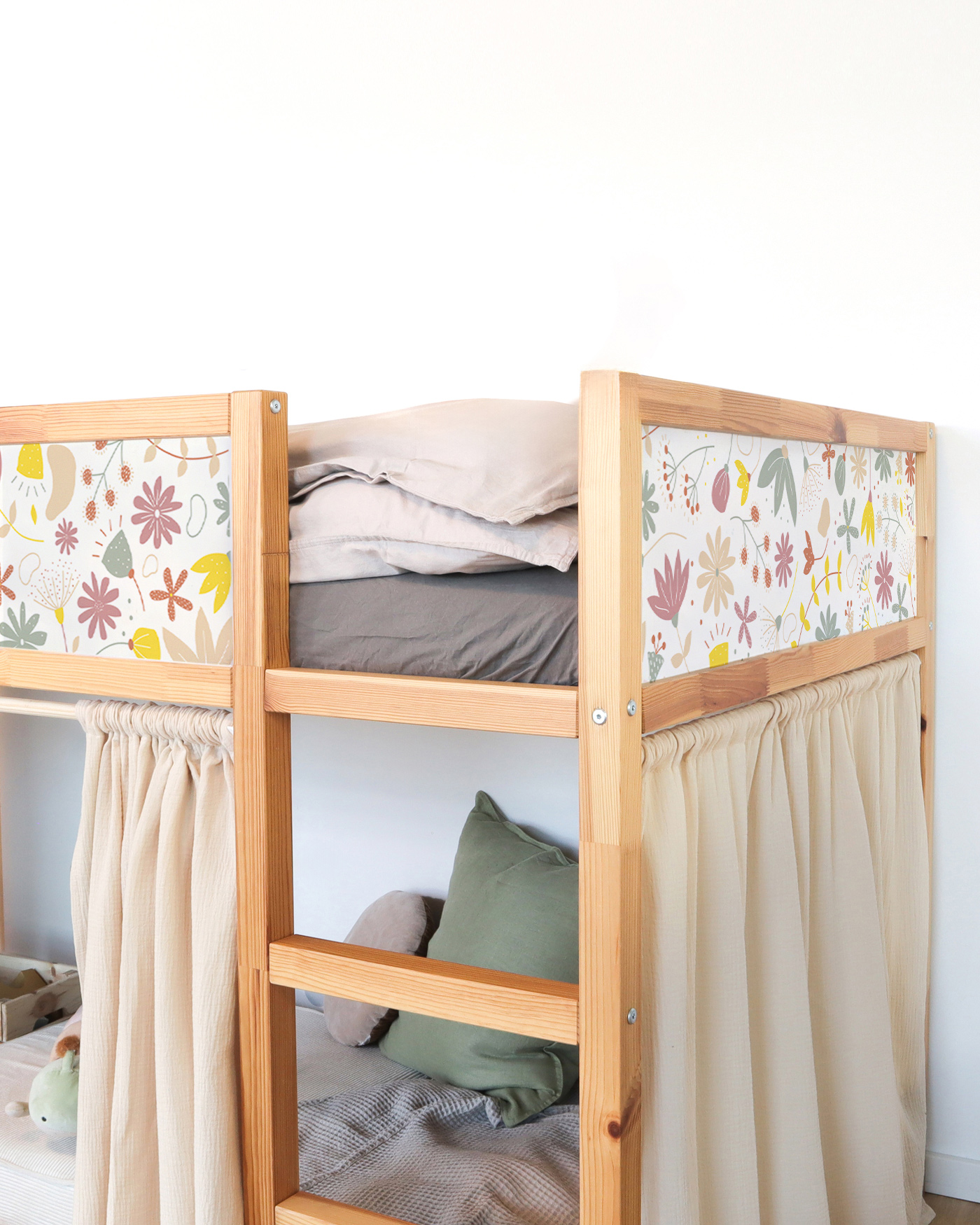  Decal for IKEA KURA bed - set of 2