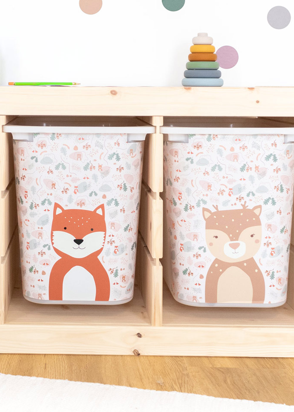 stickerset ikea trofast box gross tierig wald 3er set 2 stickerset ikea trofast box gross tierig wald 3er set 2