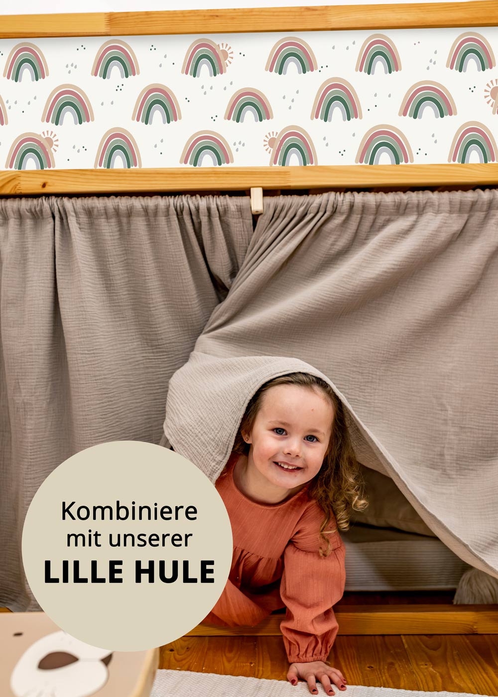 klebefolie ikea kura hochbett vielfalt regenbogen rosenholz 5er set 2