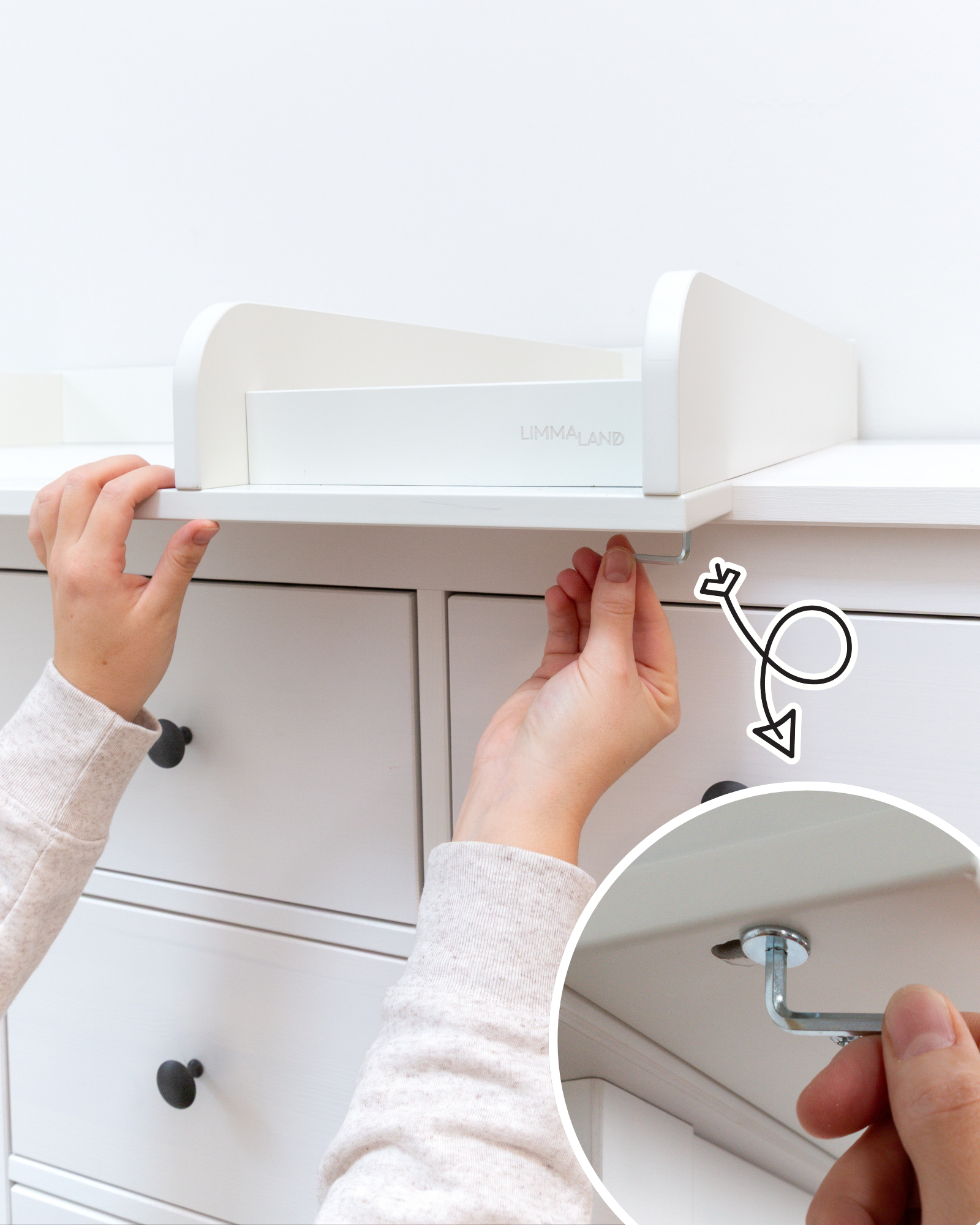 wickelkommode ikea hemnes 160 set premium pure beige 16