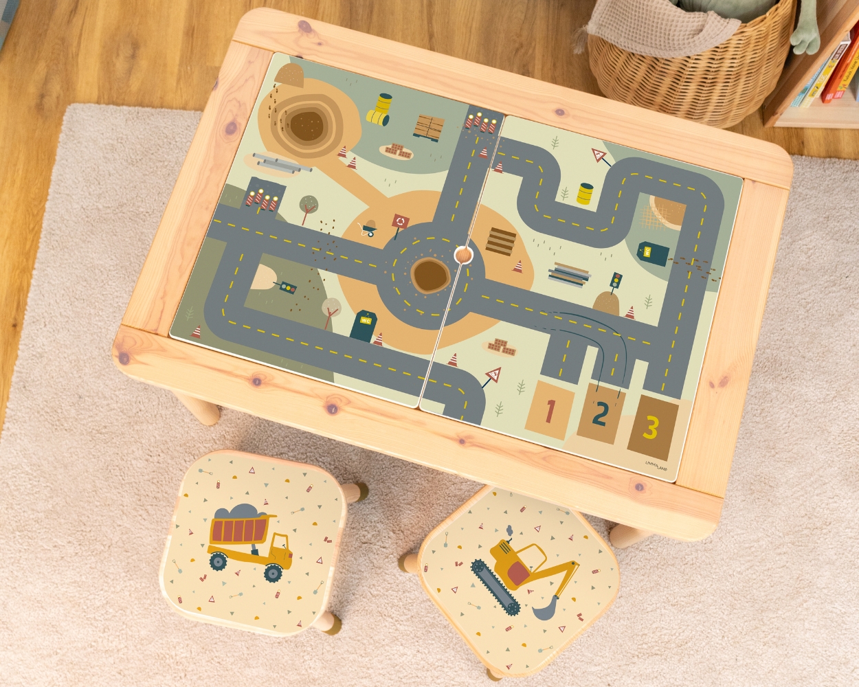IKEA Spieltisch Baustelle IKEA Spieltisch Baustelle