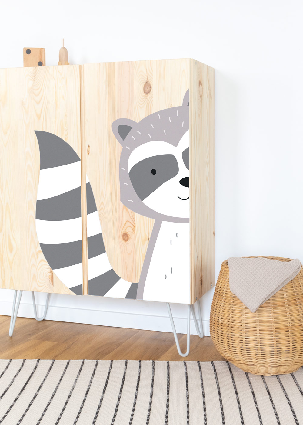stickerset ikea ivar schrank tierig waschbaer 0 stickerset ikea ivar schrank tierig waschbaer 0