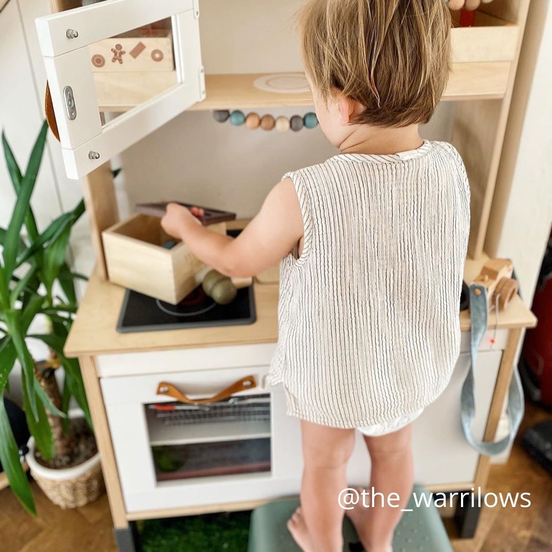 Kundenbild Kinderküche Ledergriffe Kundenbild Kinderküche Ledergriffe