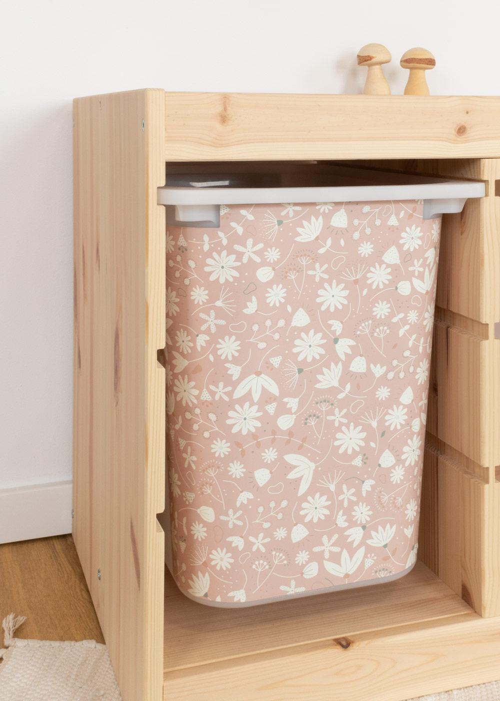 stickerset ikea trofast box gross blumig blush 1 stickerset ikea trofast box gross blumig blush 1