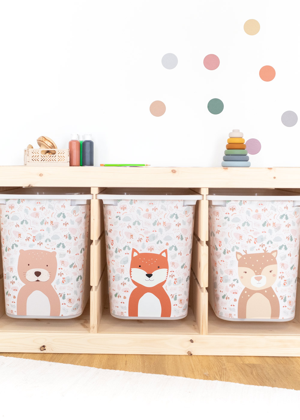 Decal for IKEA TROFAST shelf forest animals furniture foil Ikea Hack IKEA TROFAST boxes sticker self-adhesive  Decal for IKEA TROFAST shelf forest animals furniture foil Ikea Hack IKEA TROFAST boxes sticker self-adhesive