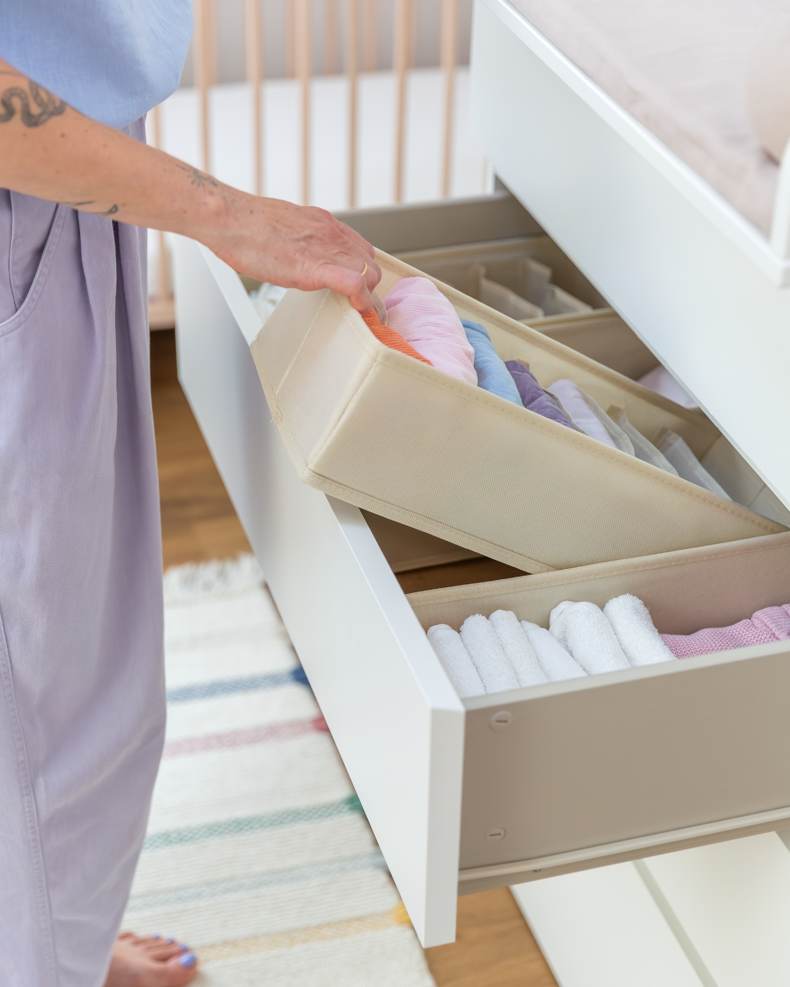 Drawer Organiser for IKEA MALM chest of drawers Set of 4