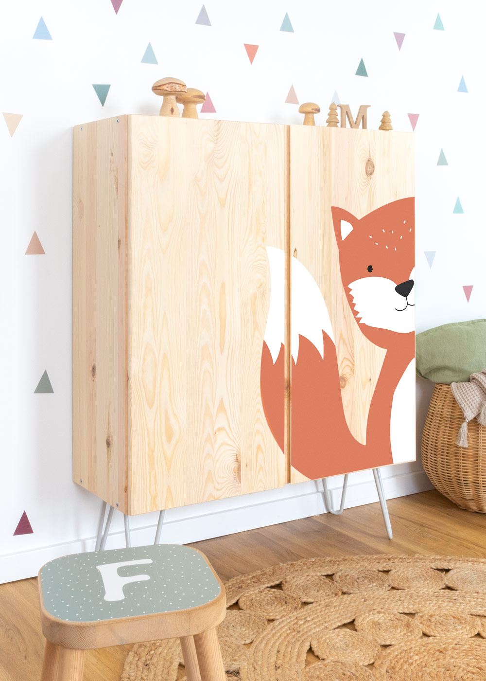 stickerset ikea ivar schrank tierig fuchs 2 stickerset ikea ivar schrank tierig fuchs 2