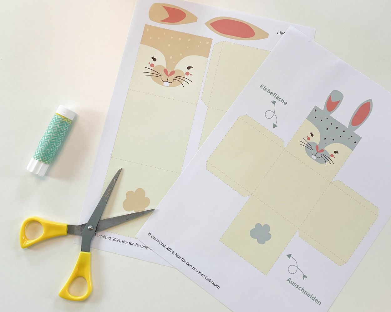 Bastelanleitung zum Osterkörbchen basteln Bastelanleitung zum Osterkörbchen basteln