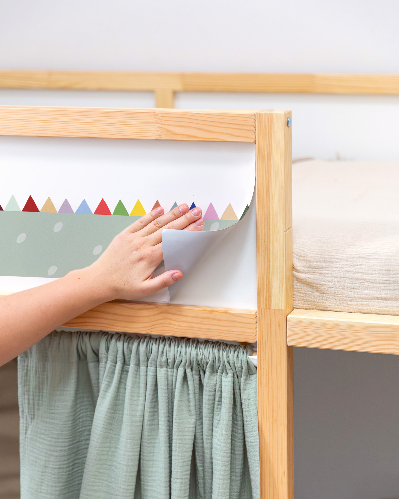 klebefolie ikea kura hochbett lille vruende krokodil 2er set 4