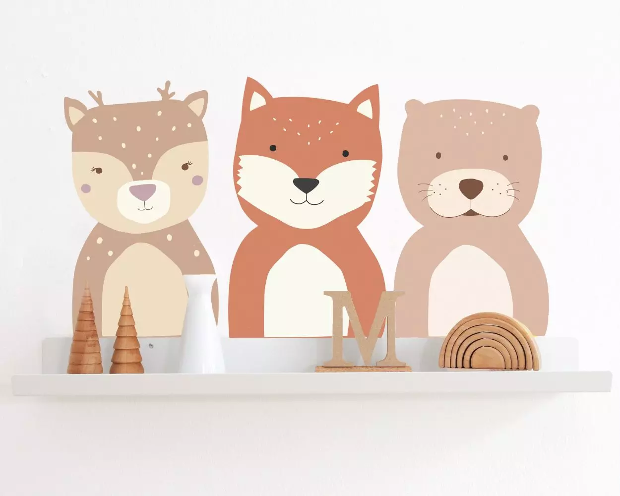 Design your child's room with forest animals