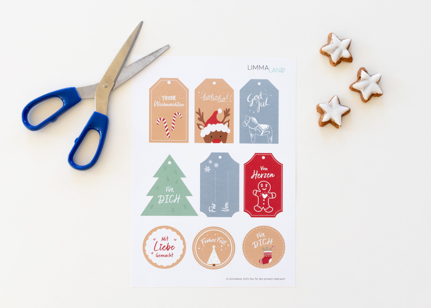Geschenkanhänger zum Ausdrucken Geschenkanhänger zum Ausdrucken