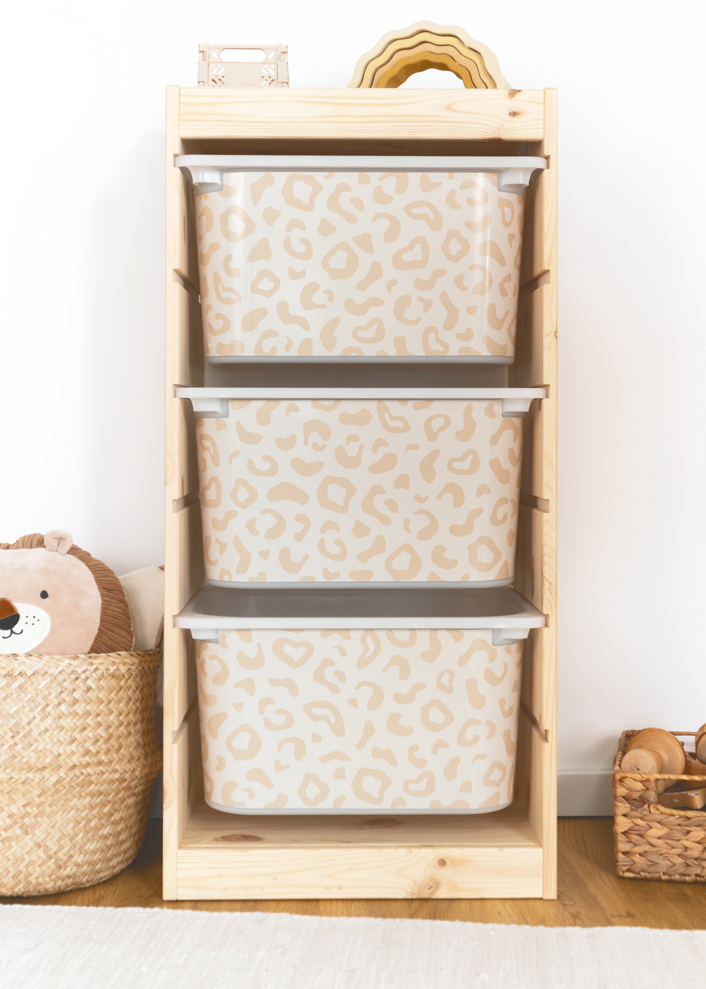 stickerset ikea trofast box mittel laengsseite leo cashew 3er set stickerset ikea trofast box mittel laengsseite leo cashew 3er set