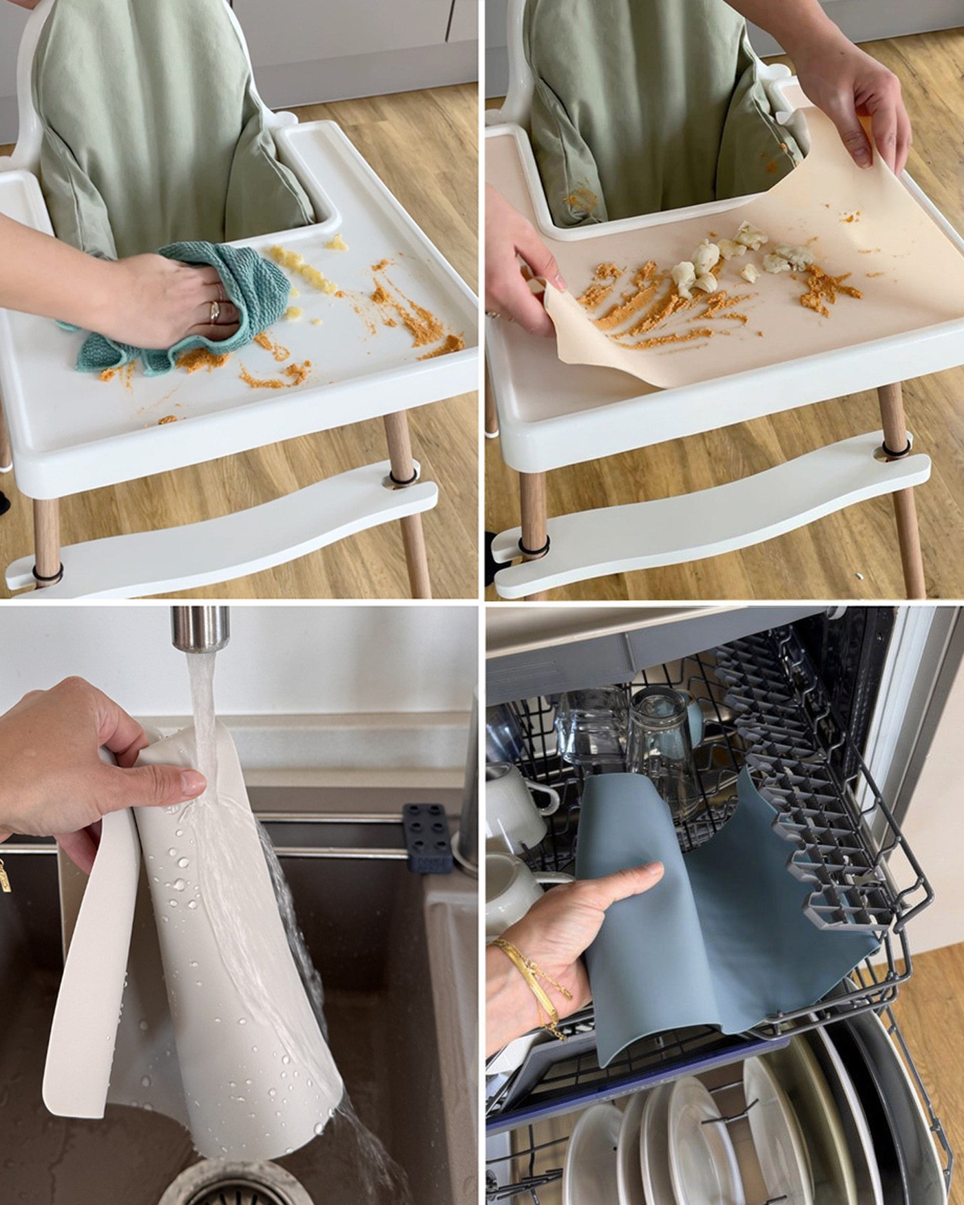 silikonmatte ikea antilop hochstuhl klecka mat eukalyptus 07