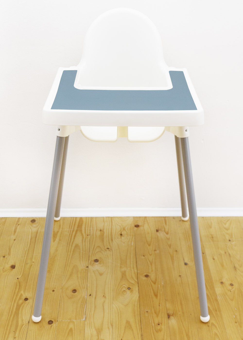 Silicone mat Ikea Antilop  high chair Klecka Mat nordic blue general view