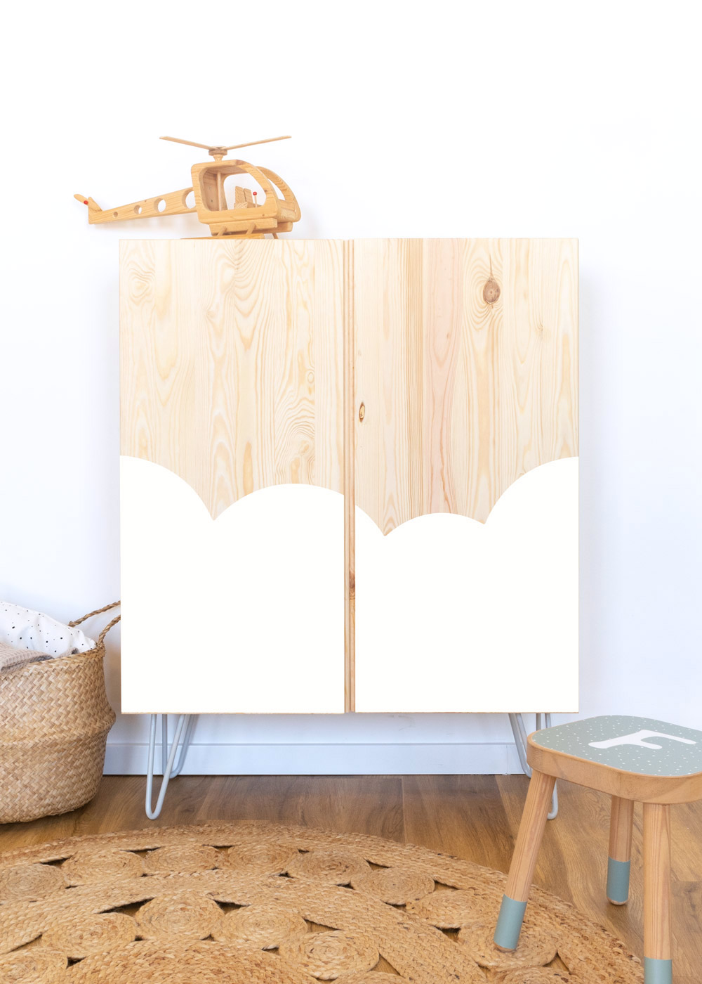 stickerset ikea ivar schrank wolkig weiss 3 stickerset ikea ivar schrank wolkig weiss 3