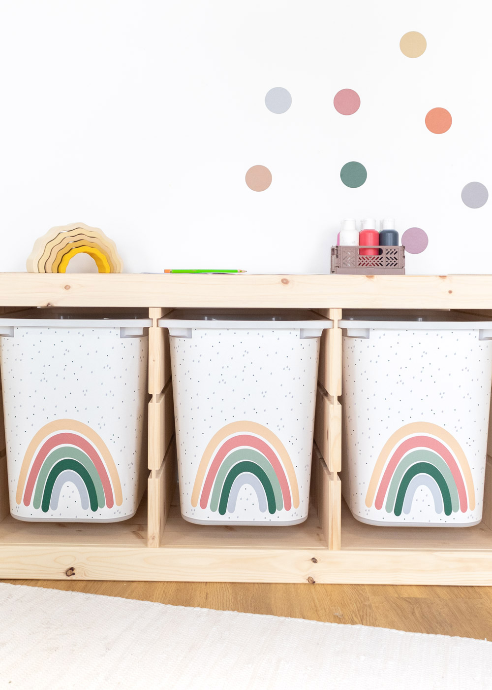 Decal for IKEA TROFAST shelf rainbow furniture foil Ikea Hack IKEA TROFAST boxes sticker self-adhesive  Decal for IKEA TROFAST shelf rainbow furniture foil Ikea Hack IKEA TROFAST boxes sticker self-adhesive