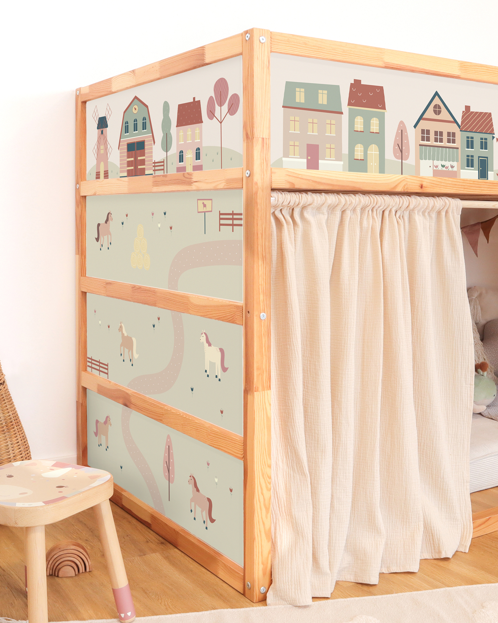 klebefolie ikea kura hochbett smadorp 5er set 5 klebefolie ikea kura hochbett smadorp 5er set 5