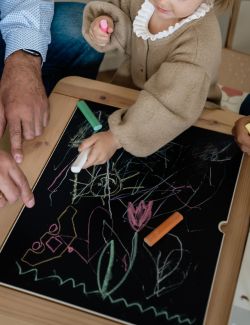 Blackboard & Painting Table