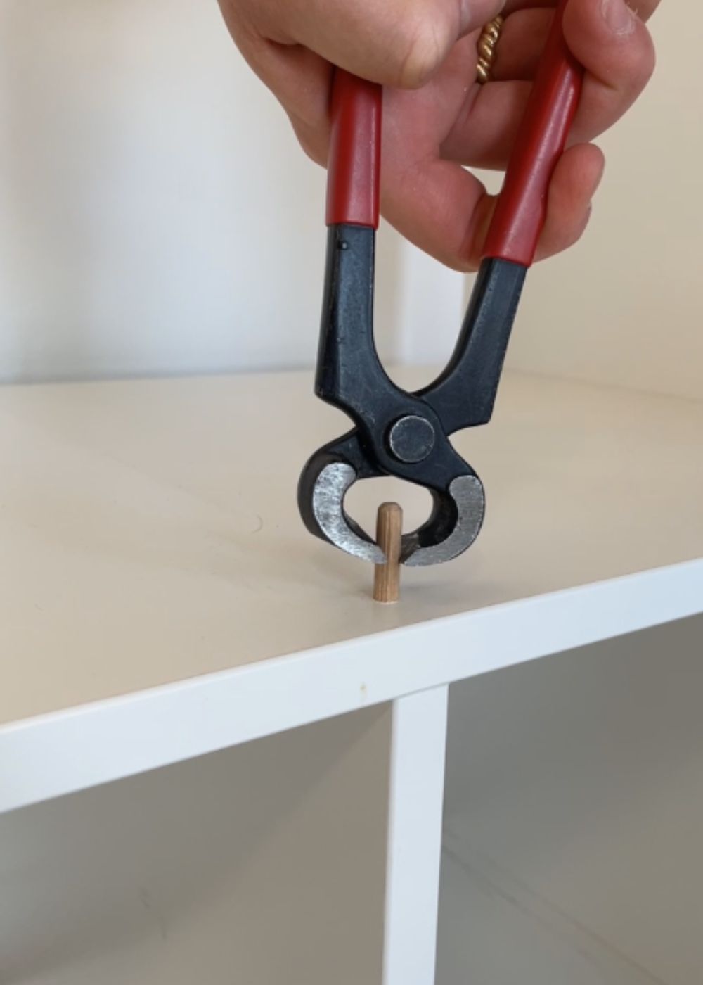 Holzdübel entfernen Holzdübel entfernen