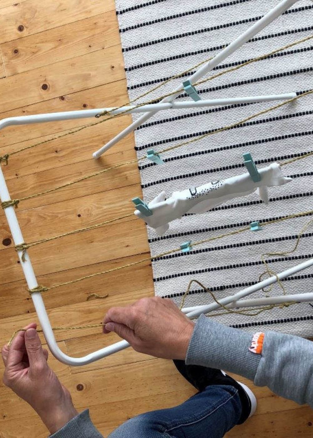 Montessori Wäscheständer Anleitung Montessori Wäscheständer Anleitung