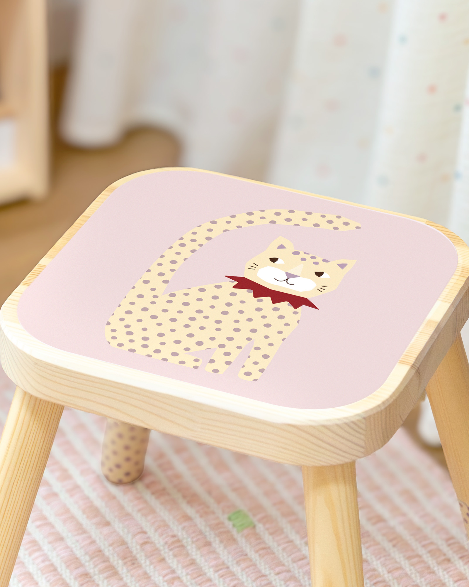 klebefolie ikea flisat kinderhocker lille vruende katze 1