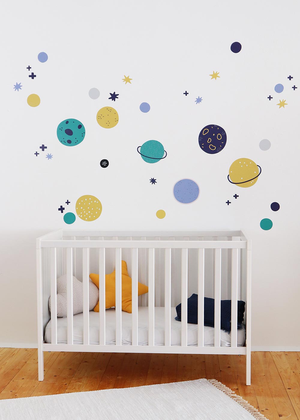 Sticker set wall furniture Unendlig planets