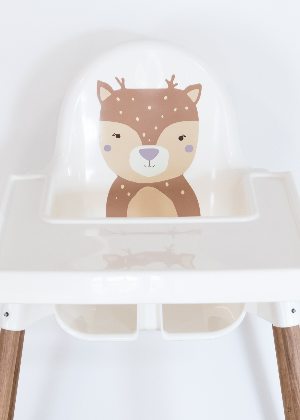 Decal for IKEA ANTILOP highchair with animal motif deer self-adhesive Ikea accessories  Decal for IKEA ANTILOP highchair with animal motif deer self-adhesive Ikea accessories