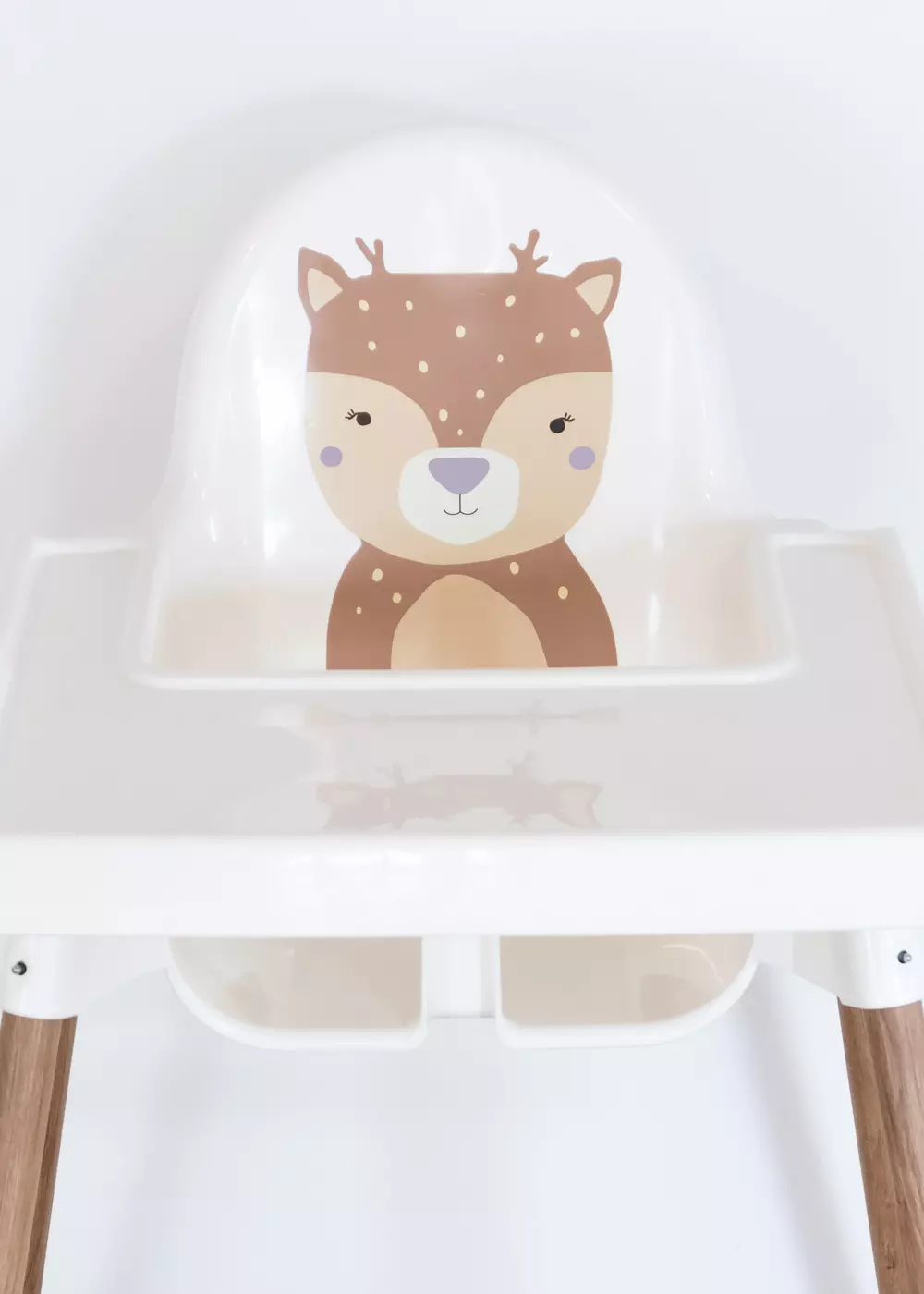  Decal for IKEA ANTILOP highchair with animal motif deer self-adhesive Ikea accessories