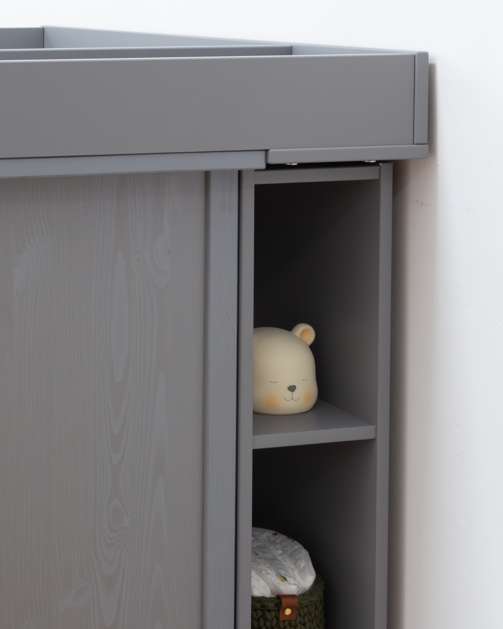 wickelaufsatz regal ikea hemnes wickaelkasten grau 5