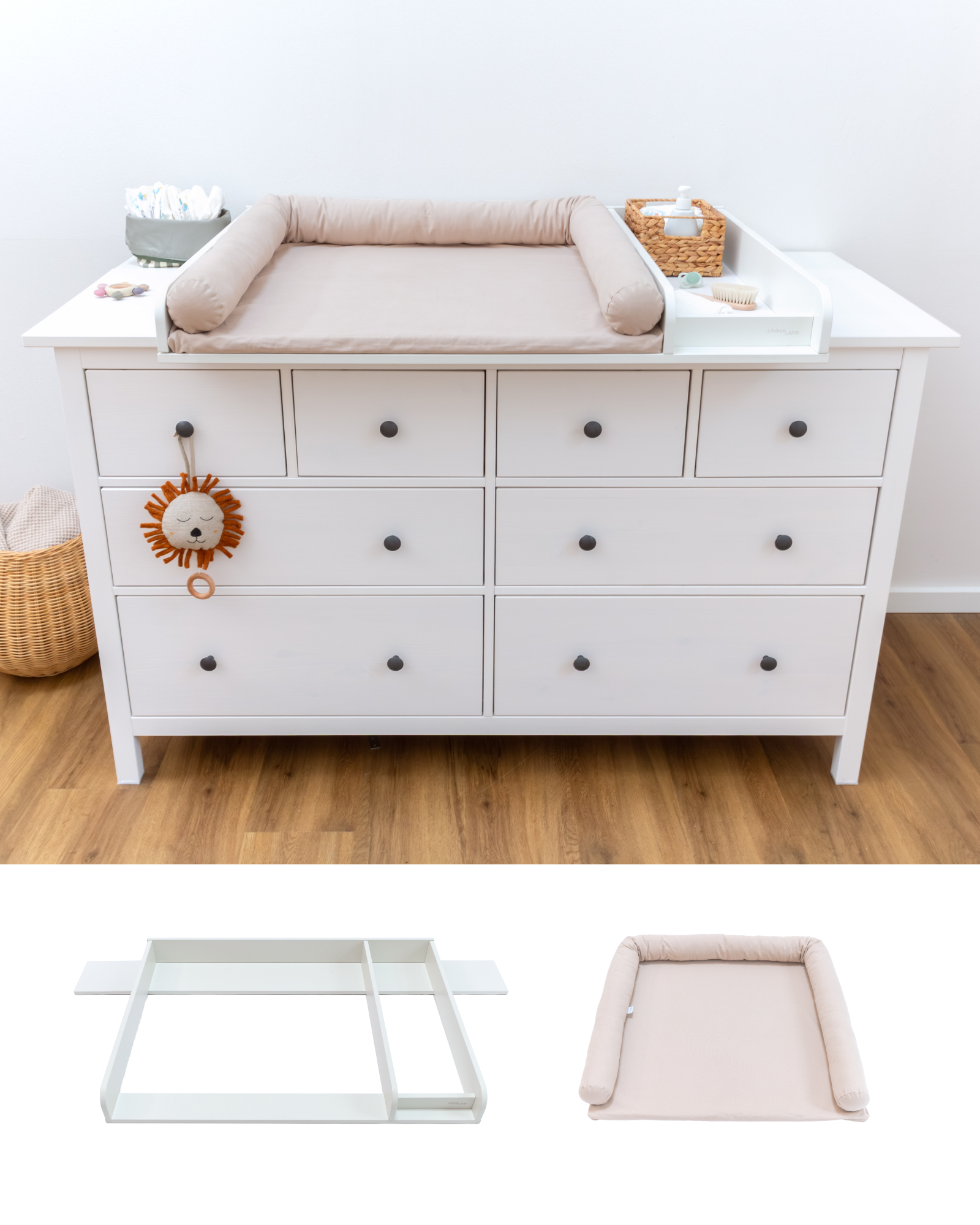 wickelkommode ikea hemnes 160 set basis pure beige 00