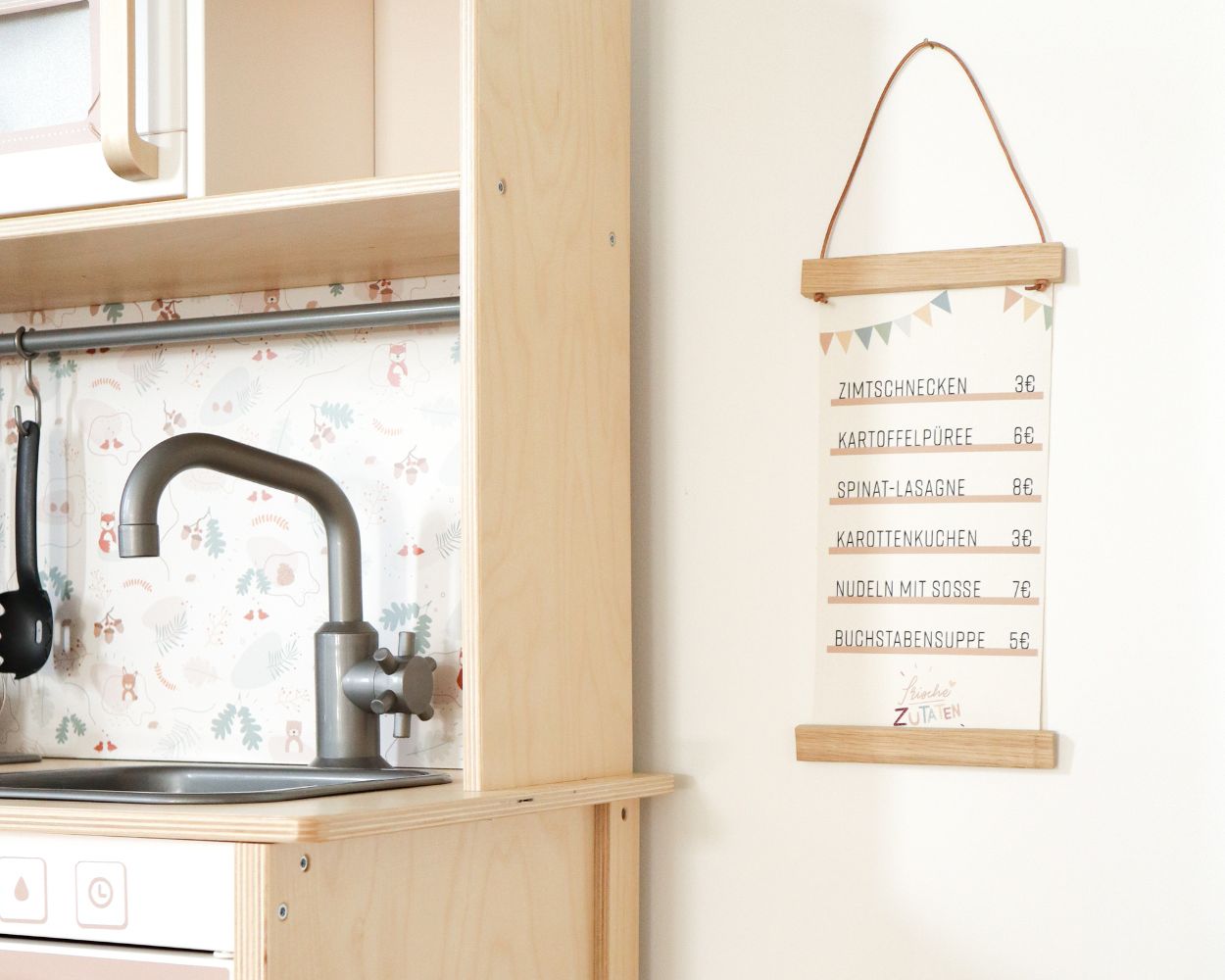 Menükarte für die Kinderküche Menükarte für die Kinderküche