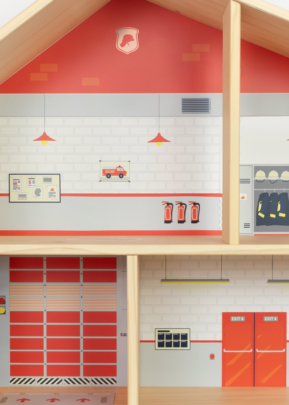 klebefolie ikea flisat puppenhaus tapete feuerwehr 03