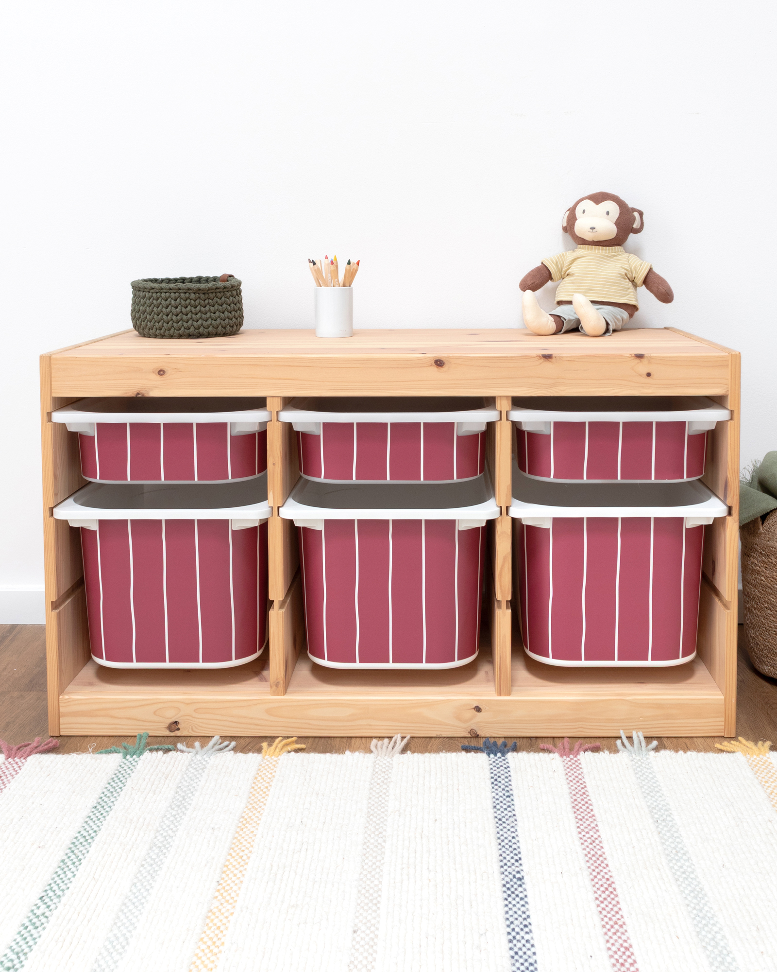 klebefolie ikea trofast box klein kopfseite linie beerig 3er Set 0 klebefolie ikea trofast box klein kopfseite linie beerig 3er Set 0
