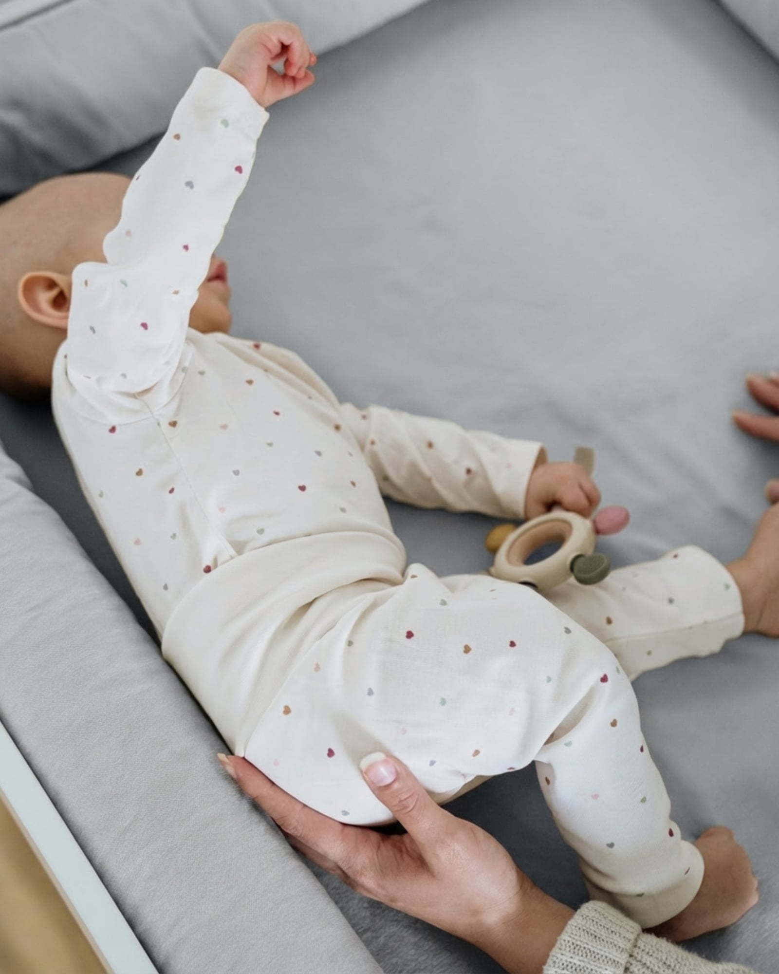 Baby, Onesie, Weiß, Näpfe/Perlen nicht relevant, Polka dots