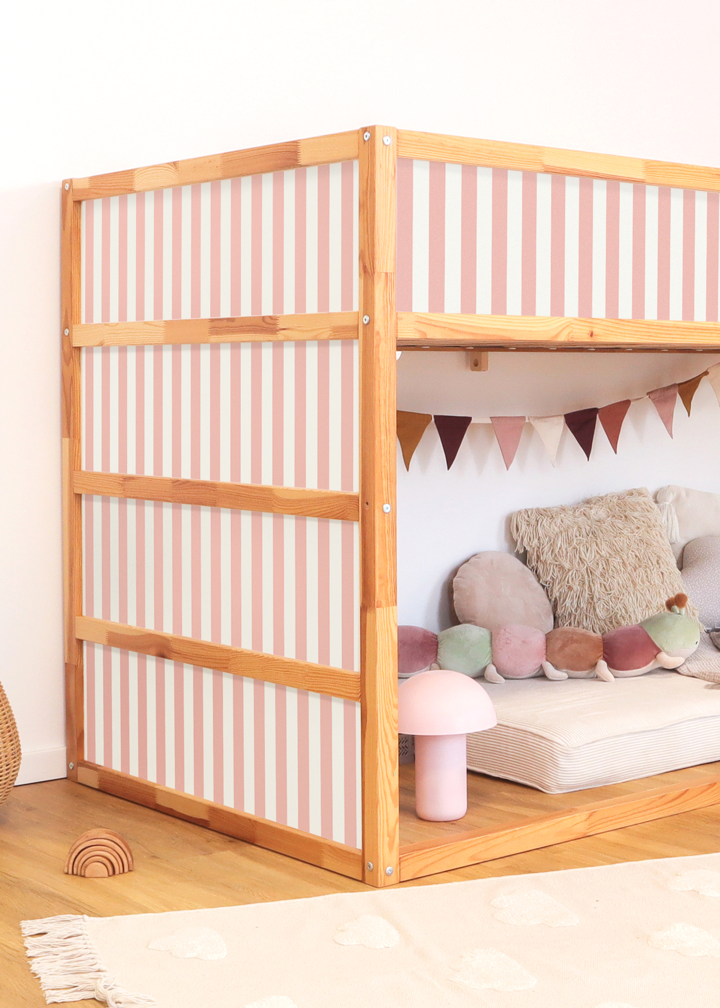  Decal for IKEA KURA bed - set of 5