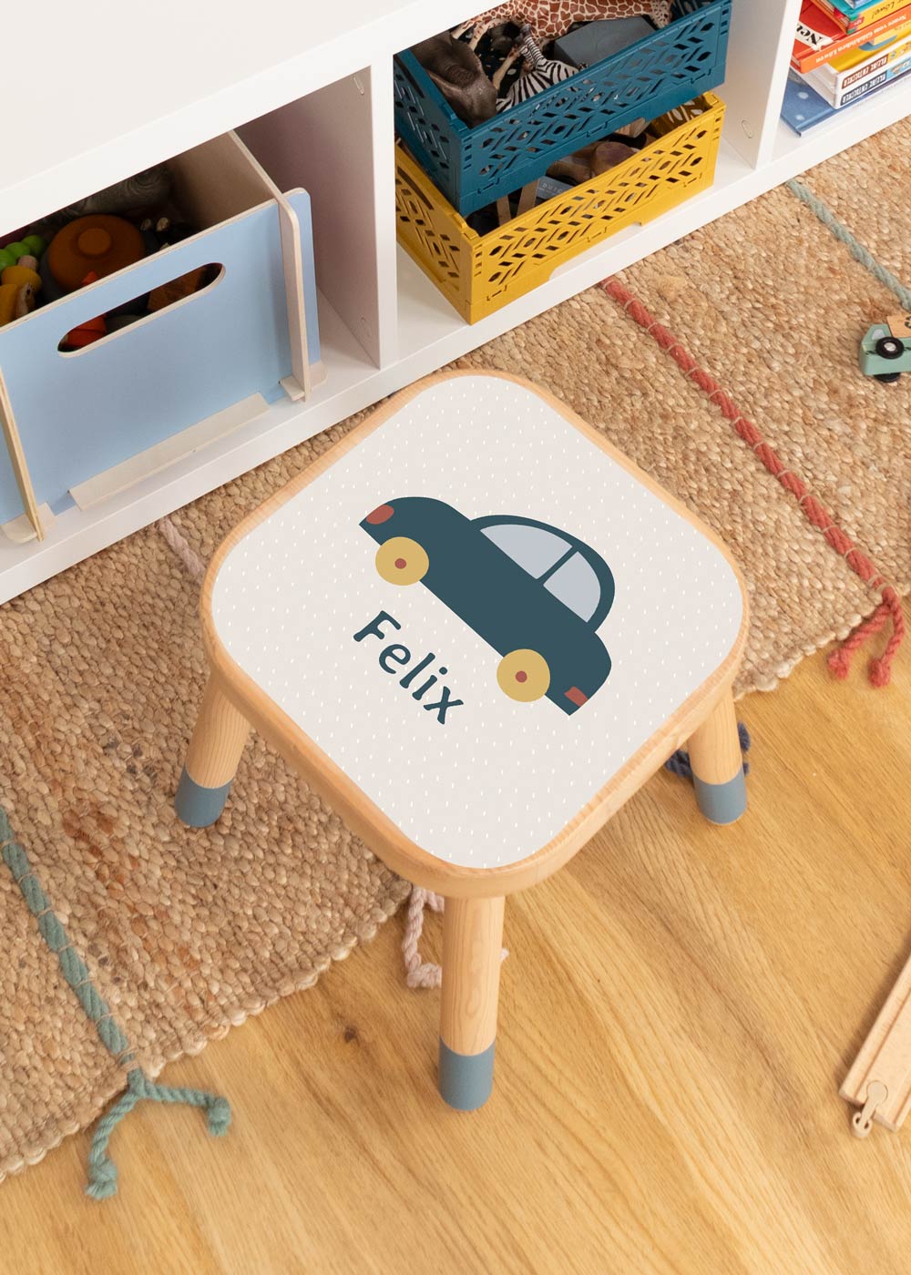 Auto Klebefolie für Ikea Flisat Kinderhocker personalisierbar Auto Klebefolie für Ikea Flisat Kinderhocker personalisierbar