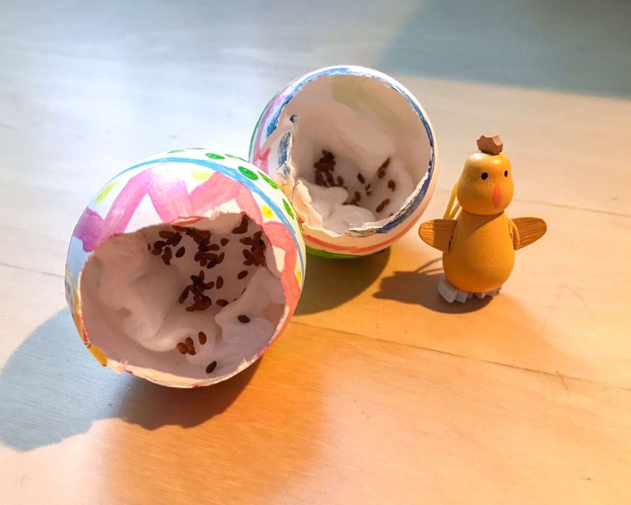 Osterdeko Basteln Kresseei Osterdeko Basteln Kresseei