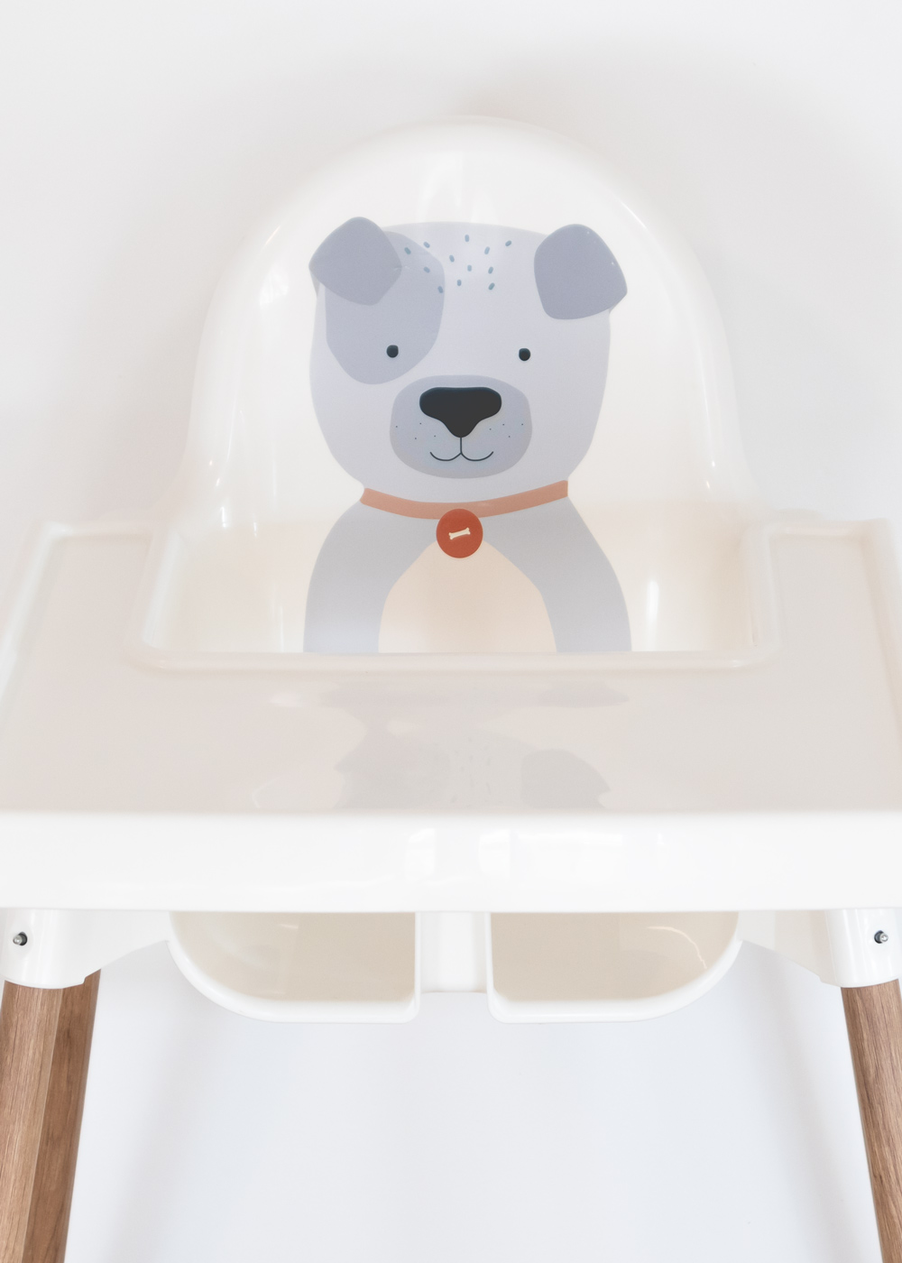 Decal for IKEA ANTILOP highchair with animal motif dog self-adhesive Ikea accessories  Decal for IKEA ANTILOP highchair with animal motif dog self-adhesive Ikea accessories