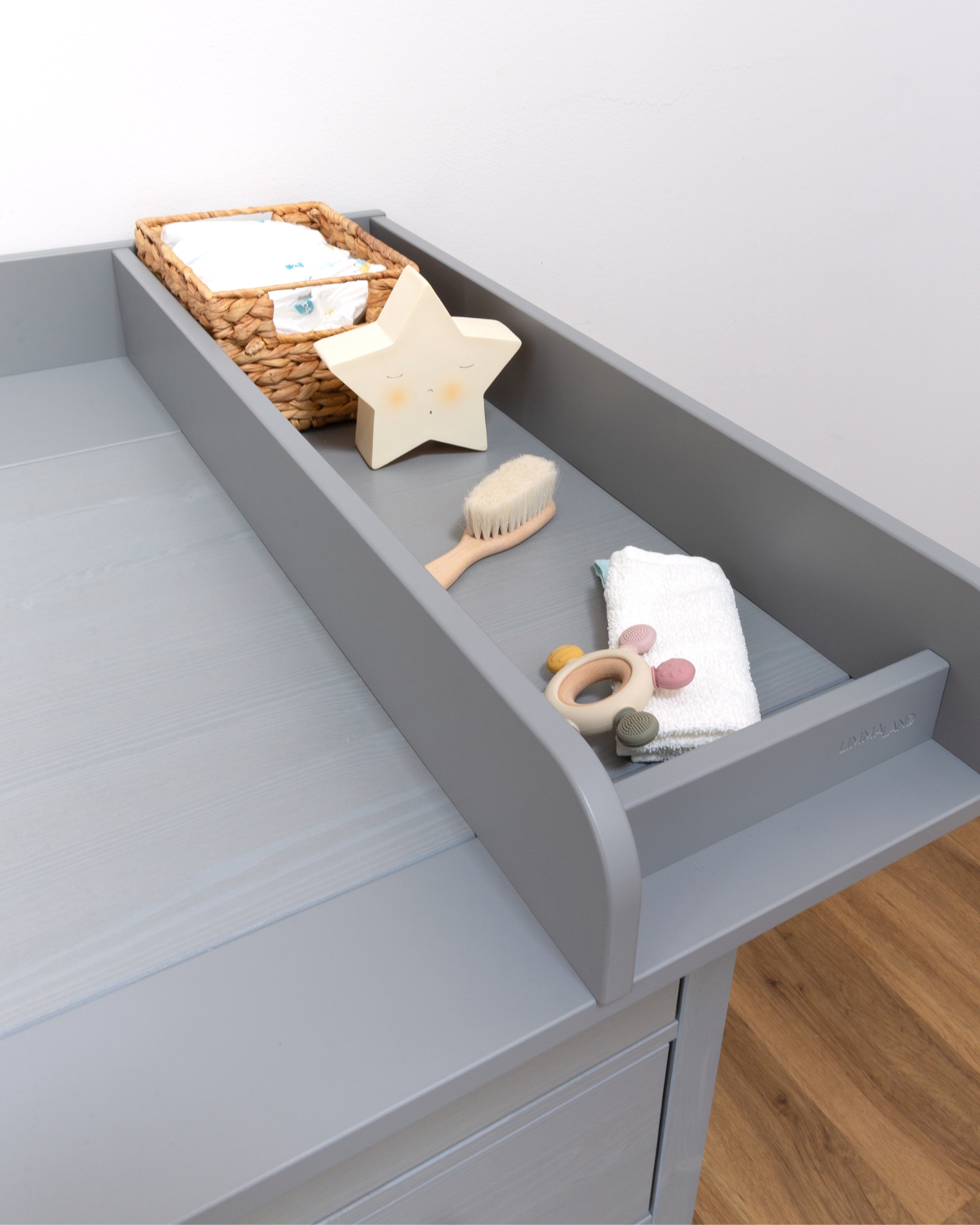 wickelkommode ikea hemnes 108 set grau komfort blush 12