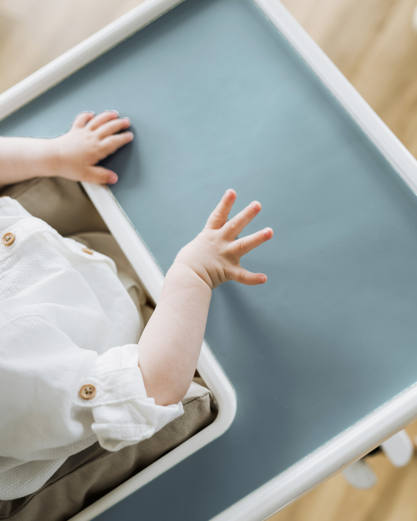 silikonmatte ikea antilop hochstuhl klecka mat nordisch blau 00