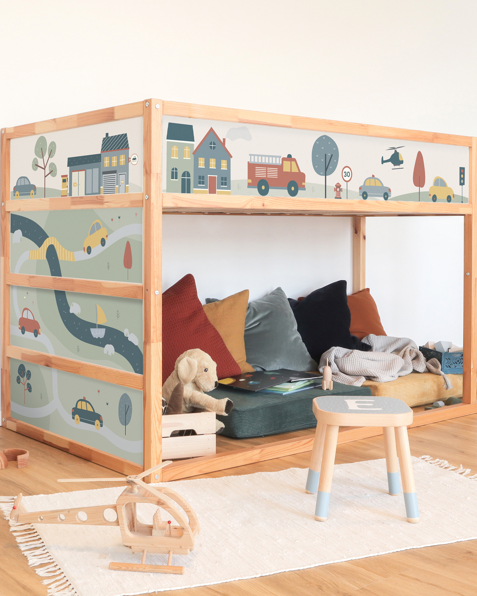 klebefolie ikea kura hochbett smastraat 5er set 0