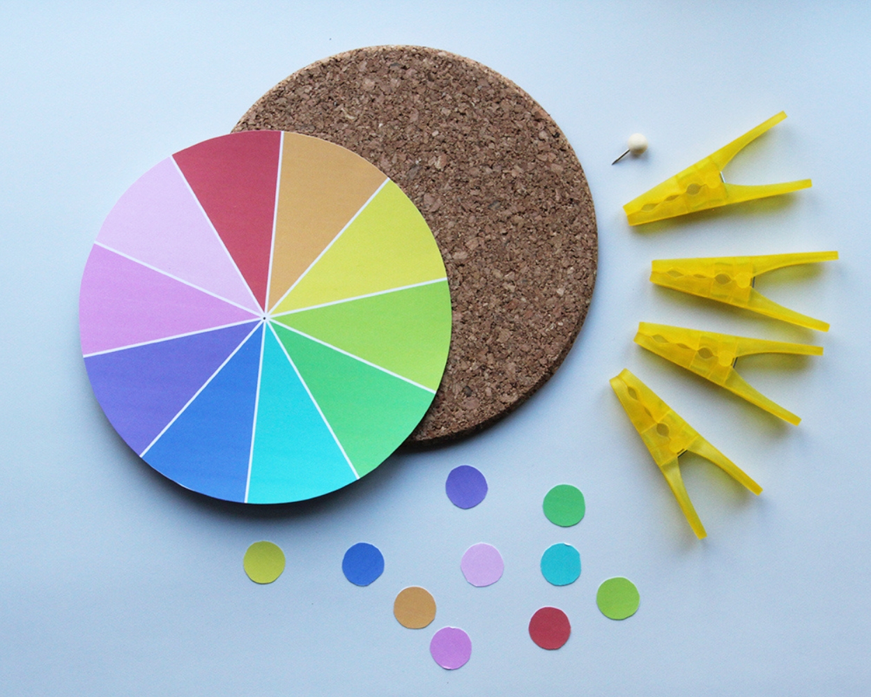 Farbkreis selber basteln Farbkreis selber basteln