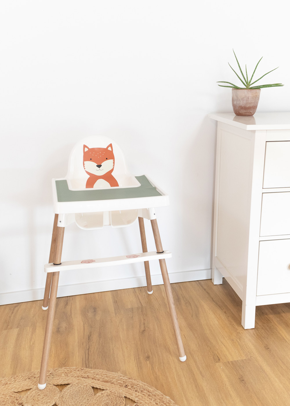  Decal for IKEA ANTILOP highchair with animal motif fox self-adhesive Ikea accessories