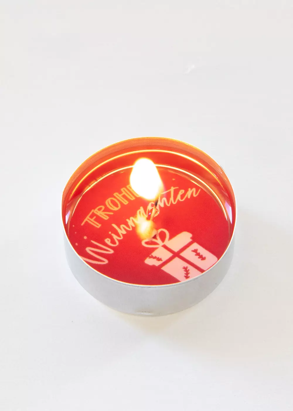 Magical DIY gift - tealight with a hidden message