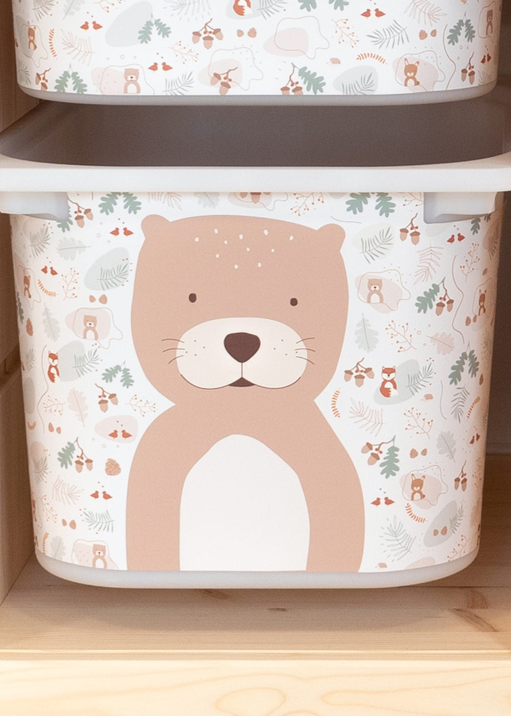 stickerset ikea trofast box mittel tierig wald otter 1 stickerset ikea trofast box mittel tierig wald otter 1