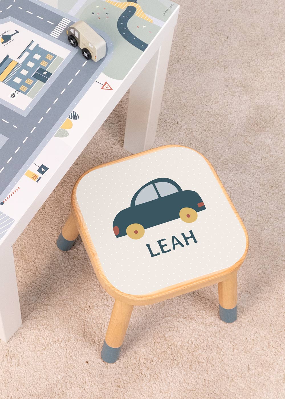 Auto Klebefolie für Ikea Flisat Kinderhocker personalisierbar Auto Klebefolie für Ikea Flisat Kinderhocker personalisierbar