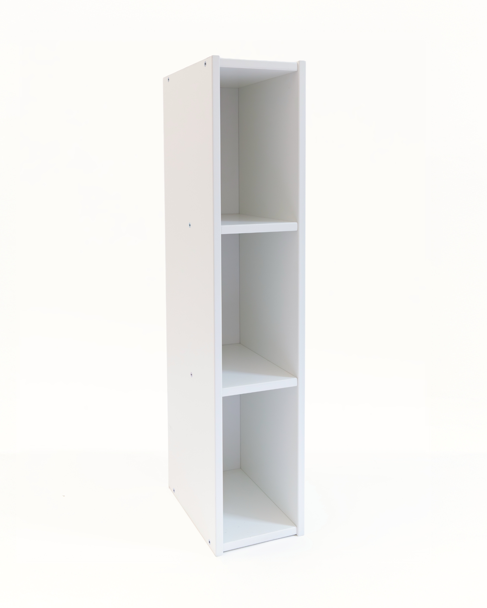 White shelving unit for the IKEA MALM changing table