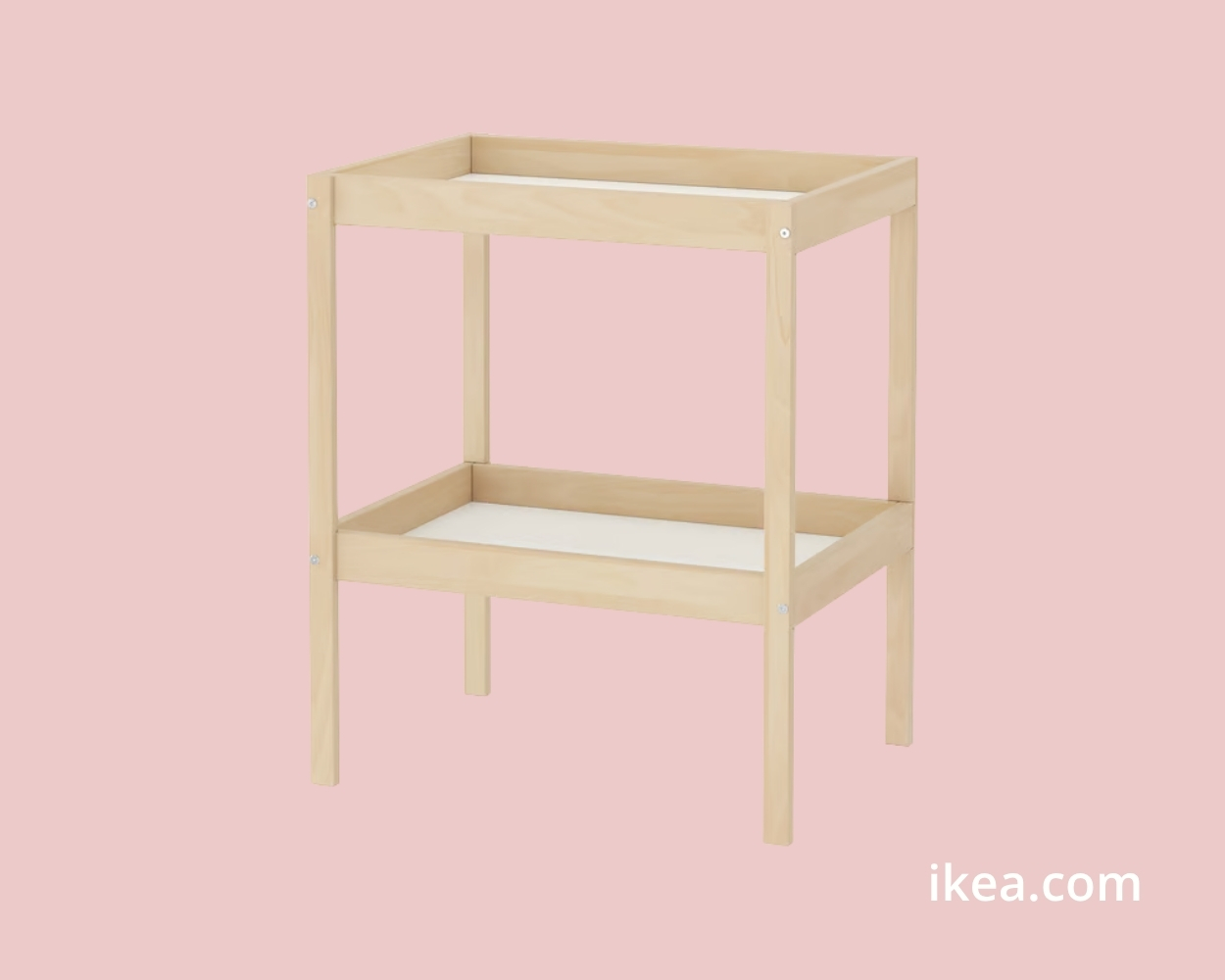 Holzregal, Beistelltisch, offenes Regal, Holzrahmen, Ikea?